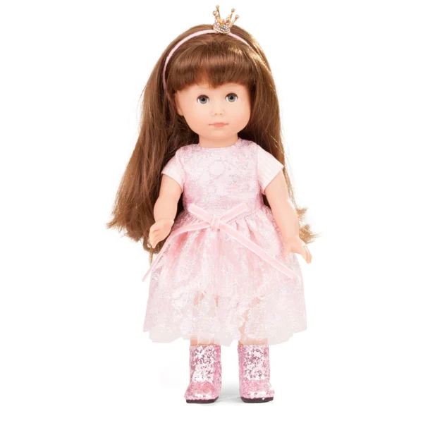 Götz - Just like me, "Prinzessin Chloe", bruin haar, slaapogen, 27 cm