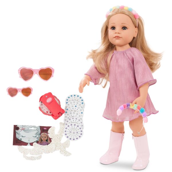 Götz - Hannah be my Mini Me, blond haar, blauwe ogen, 50 cm (Inhoud: 26-delig)
