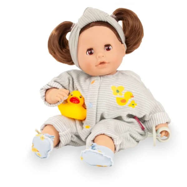 Götz - Cosy Aquini, "Little Duck", bruin haar, slaapogen, 33 cm
