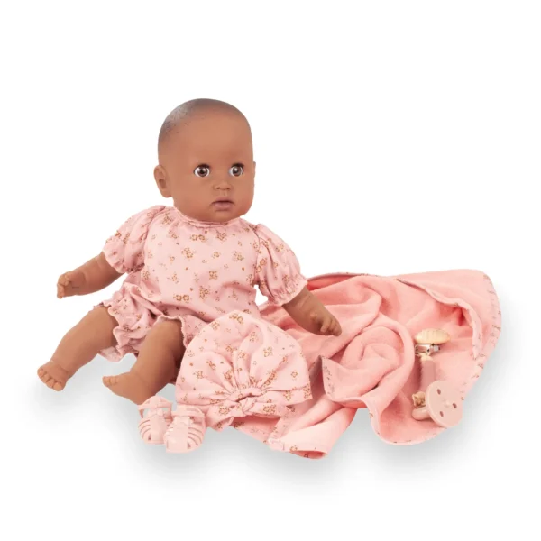 Götz - Cosy Aquini, "Millefleur", zonder haar, slaapogen, 33 cm