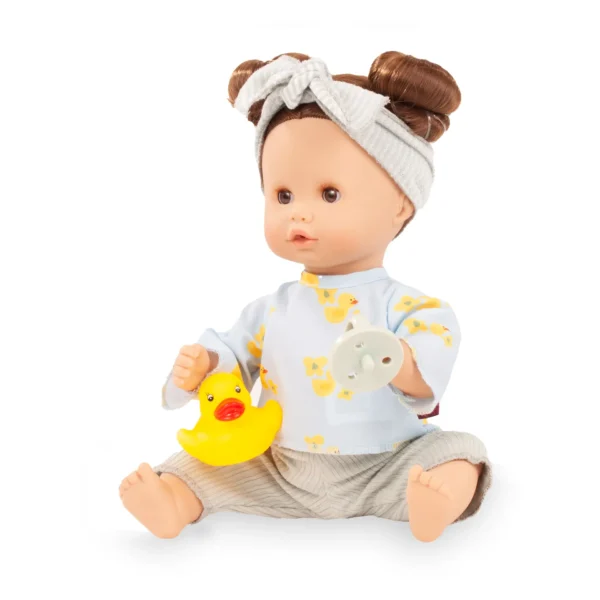 Götz - Sleepy Aquini, "Little Duck", bruin haar, slaapogen, 33 cm