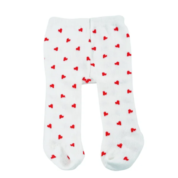 Witte babymaillot met rode hartjesprint voor meisjes