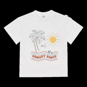 Hust & Claire - Arthur Sunset T-Shirt - Ivory