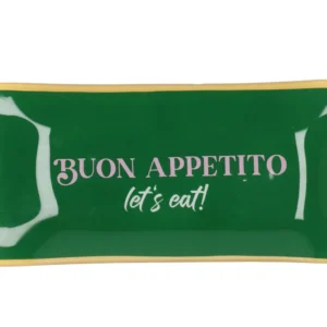 Plate rectangle buon appetito