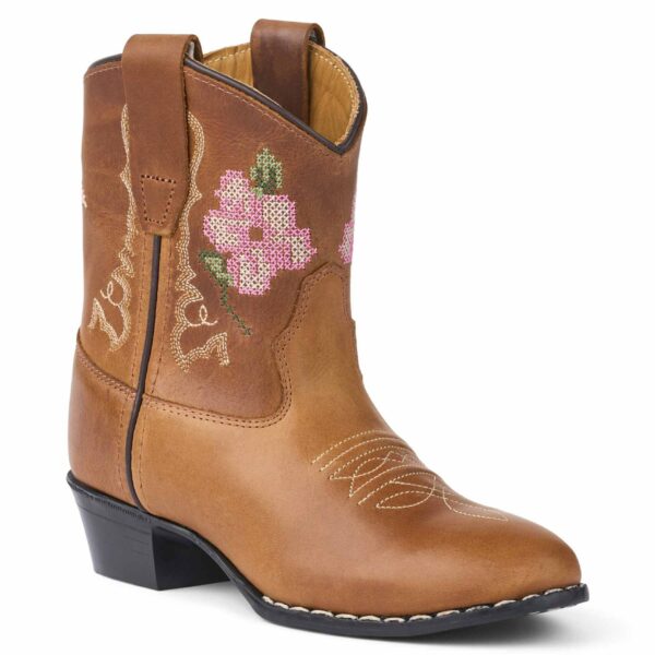 Bootstock x Copenhagen Colors - Cowboy boot low - Brown Flower