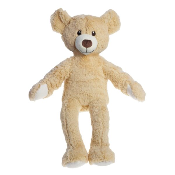 Heless zachte teddybeer 32 cm beige met wit gezicht zonder kleding