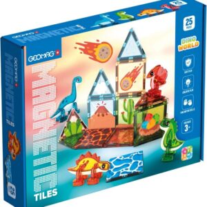 Geomag Magnetische tegels Dino World 25