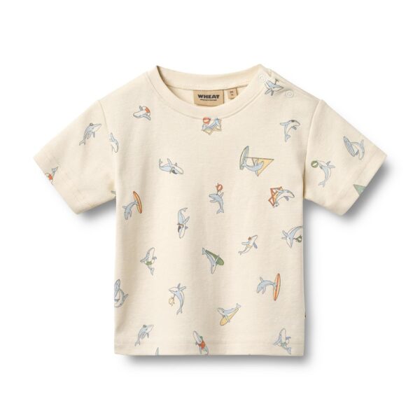 Wheat - T-Shirt Fabian  - Whale Friends