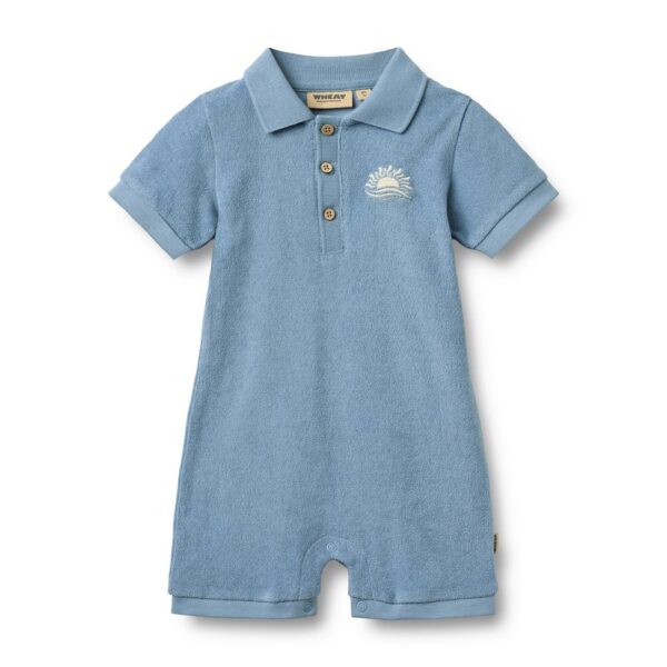 Wheat - Playsuit Sully  - Faded Denim