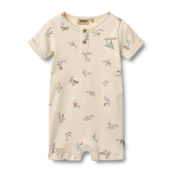 Wheat - Jumpsuit Alfred  - Whale Friends