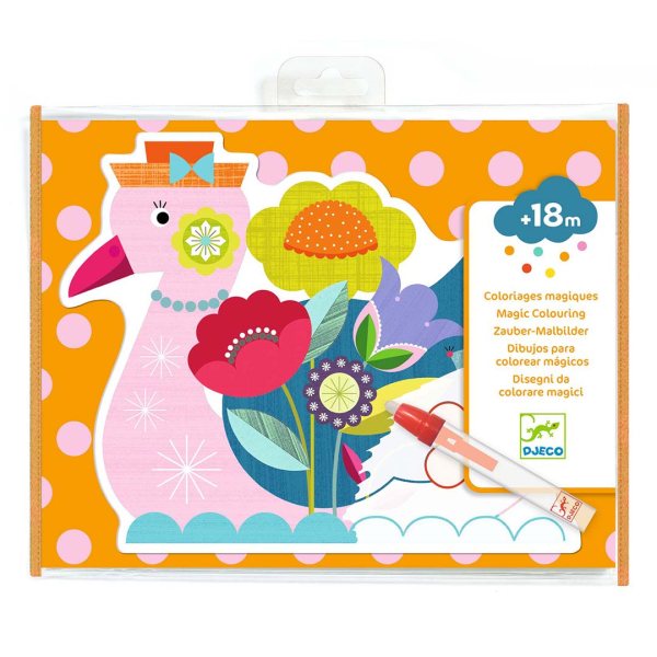 Djeco - Kleuren met water - Bonte dieren