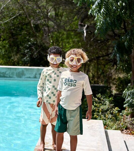 Lassig - Zwembroek Kids Dark Sea/Green -