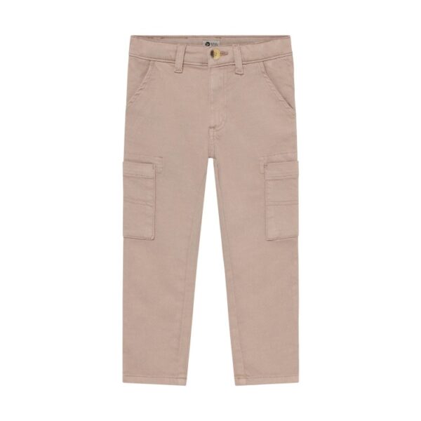 Daily7 Straight Cargo Structure broek in beige met zijzakken