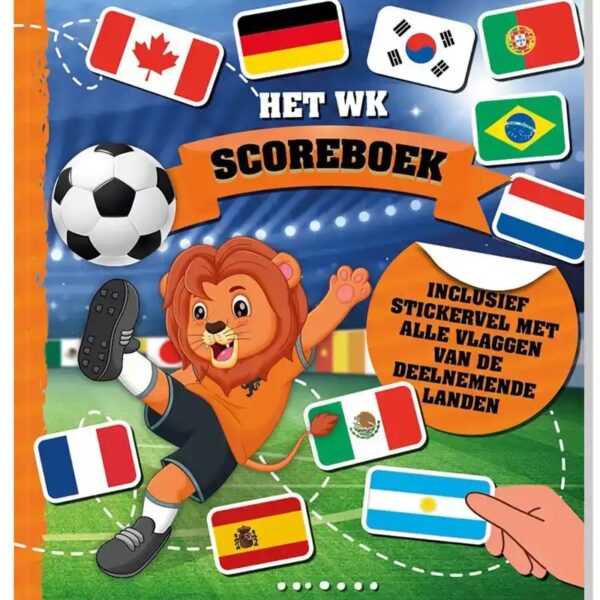 WK voetbal scoreboek