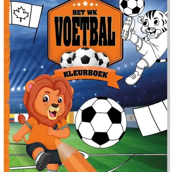 WK voetbal kleurboek