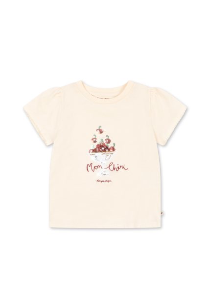 Konges Slojd - Famo Puff Tee Gots - Ecru