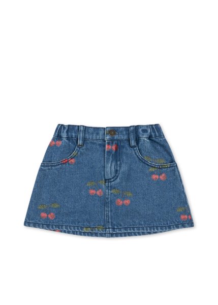 Konges Slojd - Magot Printed Skirt Gots - Ma Grande Cerise Denim