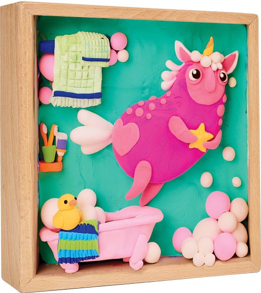 OKTO Sensory Art - Wood&Craft kleine wereld - Eenhoorn