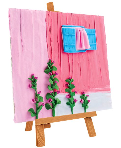OKTO Sensory Art - 3D Schilderen ramen - Roze ochtend