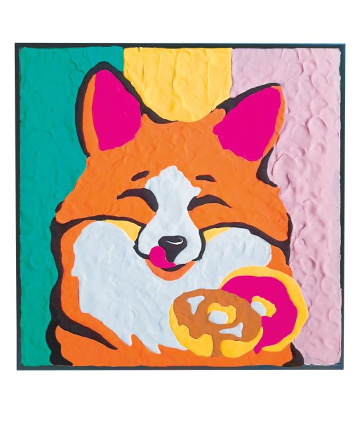 OKTO Sensory Art - Kleuren op nummers dieren - Vos