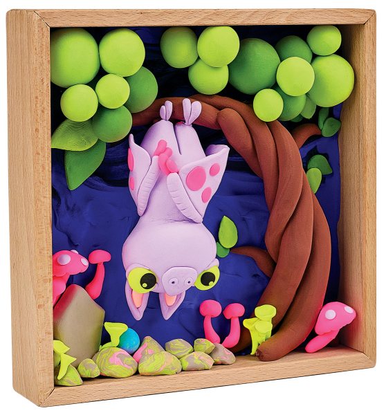 OKTO Sensory Art - Wood&Craft kleine wereld - Vleermuis