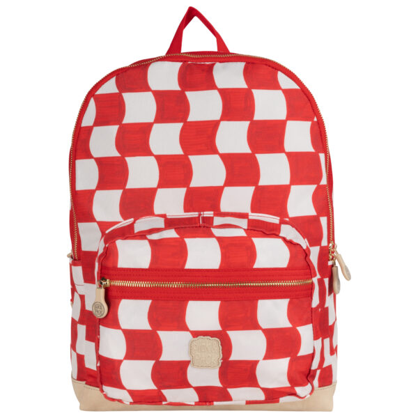 Pick&Pack Happy Rugzak L Rood  34.5x19.4 cm