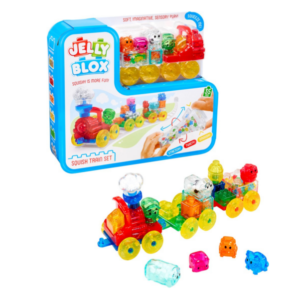 Goliath - Jelly Blox - Squish Train Set
