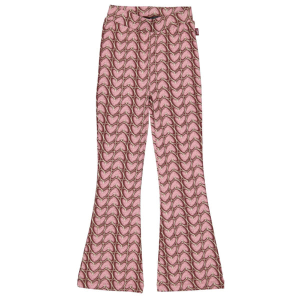 QPI - Flared Pants Francine - Pink Graphic