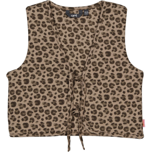 QPI - Gilet Flora - Taupe Animal