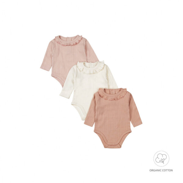 Dirkje - Baby Body 3-Pack Longsleeve - Multi colour