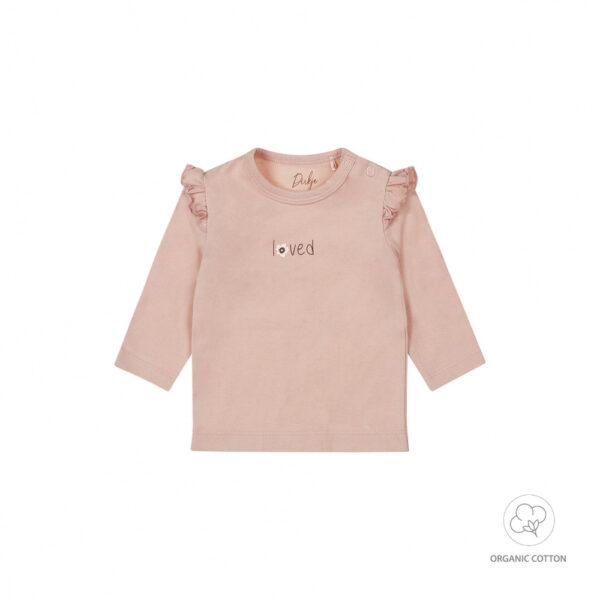 Dirkje - Baby T-Shirt Longsleeve - Light dusty pink