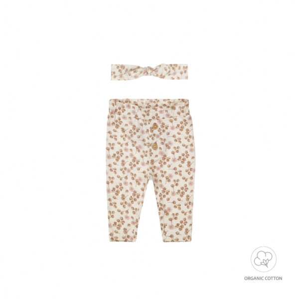 Dirkje - Baby Trousers + Headband - Off white