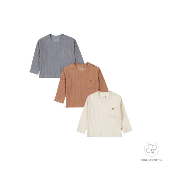 Dirkje - Baby T-Shirt 3-Pack Longsleeve - Multi colour