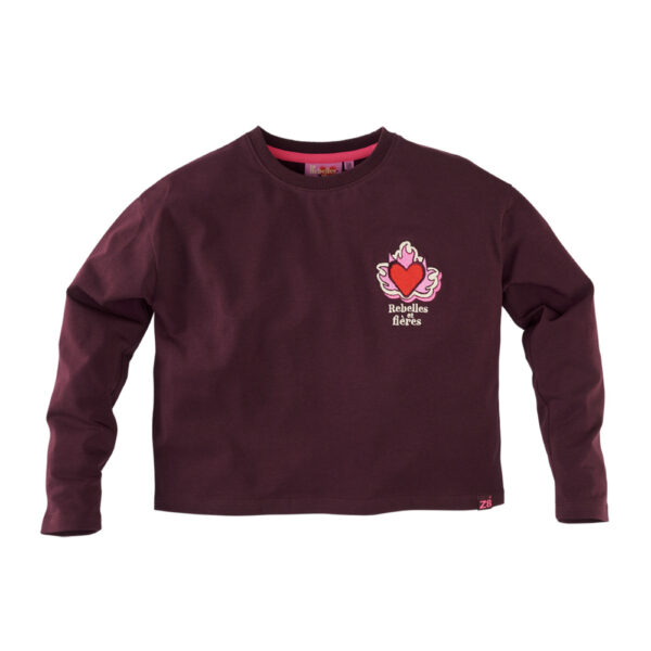 Z8 - Avelie Longsleeve - Burgundy Battle
