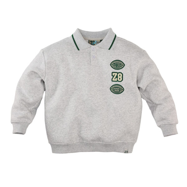 Pre-order! Z8 - Julien Polo Ls - Grey Melange