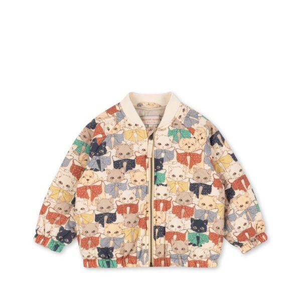 Konges Slojd - Juno Printed Bomber Jacket - Cats and dogs