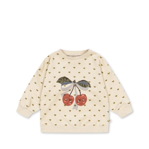 Konges Slojd - Mitty Sweat Shirt Gots Oyster Coeur